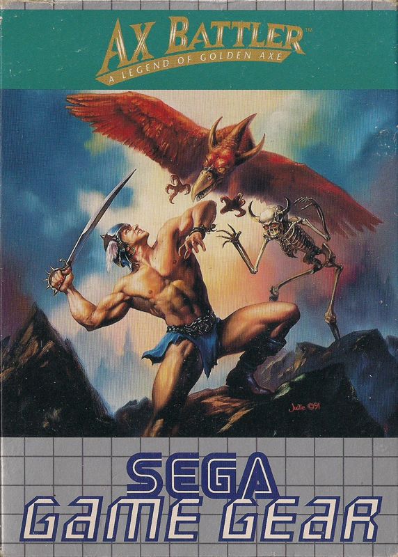 Ax Battler box art for Sega Game Gear